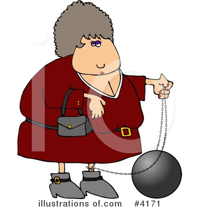 Royalty-Free (RF) Criminal Clipart Illustration by djart - Stock Sample #4171