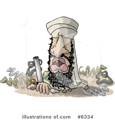 Royalty-Free (RF) Criminal Clipart Illustration by djart - Stock Sample #6334