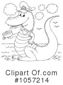 Crocodile Clipart #1057214 by Alex Bannykh