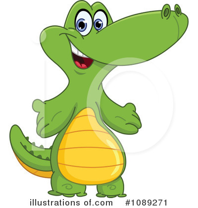 Royalty-Free (RF) Crocodile Clipart Illustration by yayayoyo - Stock Sample #1089271