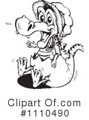 Crocodile Clipart #1110490 by Dennis Holmes Designs