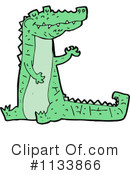 Crocodile Clipart #1133866 by lineartestpilot