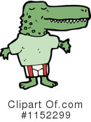 Crocodile Clipart #1152299 by lineartestpilot