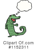 Crocodile Clipart #1152311 by lineartestpilot