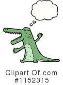 Crocodile Clipart #1152315 by lineartestpilot