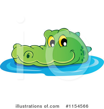 Crocodile Clipart #1154566 by visekart