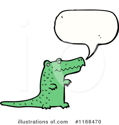 Royalty-Free (RF) Crocodile Clipart Illustration by lineartestpilot - Stock Sample #1168470