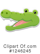 Crocodile Clipart #1246245 by BNP Design Studio