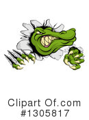 Crocodile Clipart #1305817 by AtStockIllustration