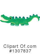 Crocodile Clipart #1307837 by visekart