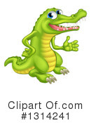 Crocodile Clipart #1314241 by AtStockIllustration