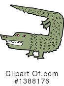 Crocodile Clipart #1388176 by lineartestpilot
