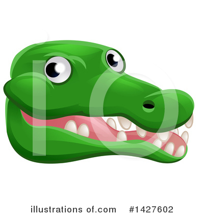 Alligator Clipart #1427602 by AtStockIllustration