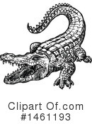 Crocodile Clipart #1461193 by Vector Tradition SM