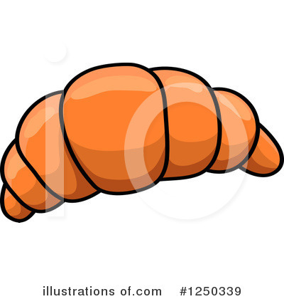 Royalty-Free (RF) Croissant Clipart Illustration by Vector Tradition SM - Stock Sample #1250339