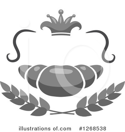 Royalty-Free (RF) Croissant Clipart Illustration by Vector Tradition SM - Stock Sample #1268538