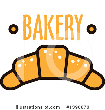 Royalty-Free (RF) Croissant Clipart Illustration by Vector Tradition SM - Stock Sample #1390878