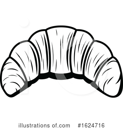 Royalty-Free (RF) Croissant Clipart Illustration by Vector Tradition SM - Stock Sample #1624716