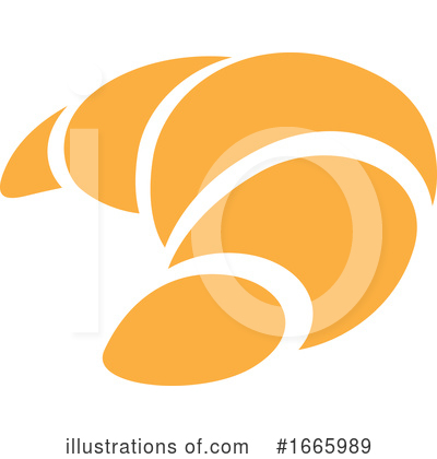 Royalty-Free (RF) Croissant Clipart Illustration by cidepix - Stock Sample #1665989