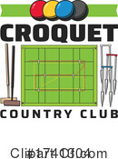 Croquet Clipart #1741304 by Vector Tradition SM