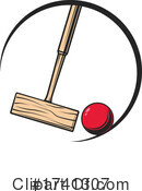 Croquet Clipart #1741307 by Vector Tradition SM