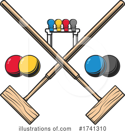 Royalty-Free (RF) Croquet Clipart Illustration by Vector Tradition SM - Stock Sample #1741310