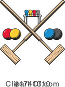 Croquet Clipart #1741310 by Vector Tradition SM