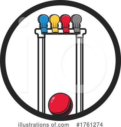 Croquet Clipart #1761274 by Vector Tradition SM