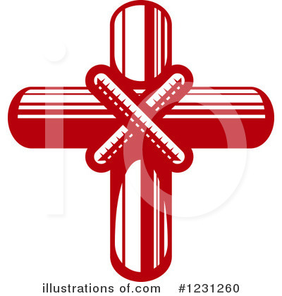 Red Cross Clipart #1231260 by Vector Tradition SM