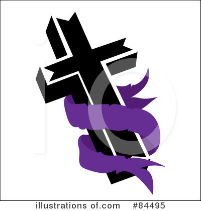 Royalty-Free (RF) Cross Clipart Illustration by Pams Clipart - Stock Sample #84495