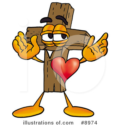Royalty-Free (RF) Cross Clipart Illustration by Mascot Junction - Stock Sample #8974