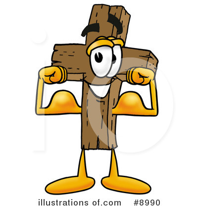 Royalty-Free (RF) Cross Clipart Illustration by Mascot Junction - Stock Sample #8990