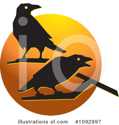 Crows Clipart #1092997 by Lal Perera