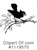 Crow Clipart #1119570 by Prawny Vintage