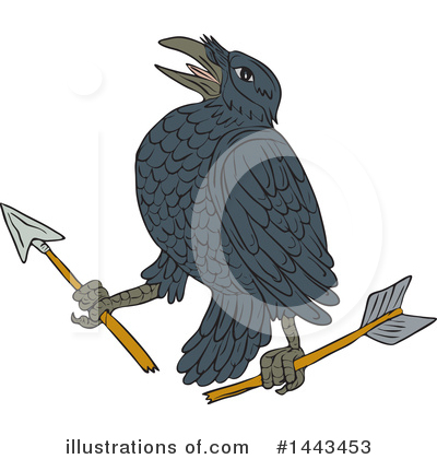 Raven Clipart #1443453 by patrimonio