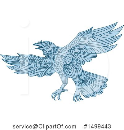 Raven Clipart #1499443 by patrimonio