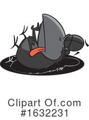 Crow Clipart #1632231 by toonaday