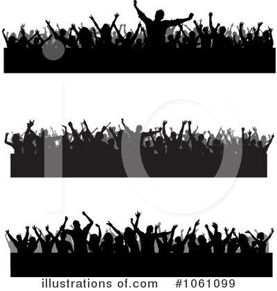 Royalty-Free (RF) Crowd Clipart Illustration by KJ Pargeter - Stock Sample #1061099
