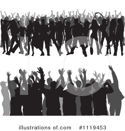 Royalty-Free (RF) Crowd Clipart Illustration by dero - Stock Sample #1119453