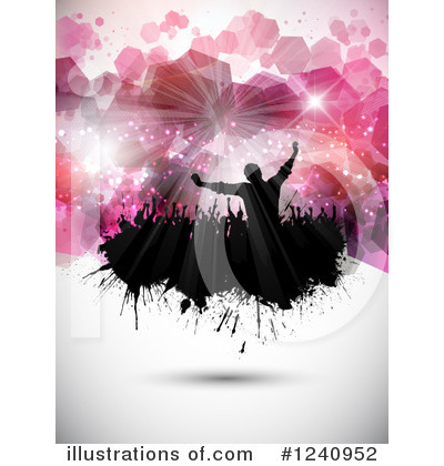 Royalty-Free (RF) Crowd Clipart Illustration by KJ Pargeter - Stock Sample #1240952