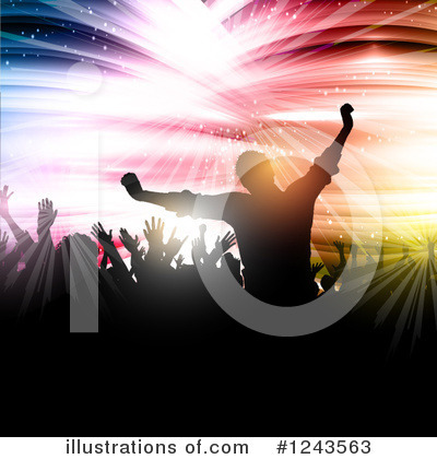 Royalty-Free (RF) Crowd Clipart Illustration by KJ Pargeter - Stock Sample #1243563