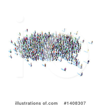 Royalty-Free (RF) Crowd Clipart Illustration by Mopic - Stock Sample #1408307
