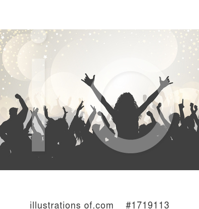 Royalty-Free (RF) Crowd Clipart Illustration by KJ Pargeter - Stock Sample #1719113