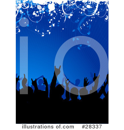 Royalty-Free (RF) Crowd Clipart Illustration by KJ Pargeter - Stock Sample #28337