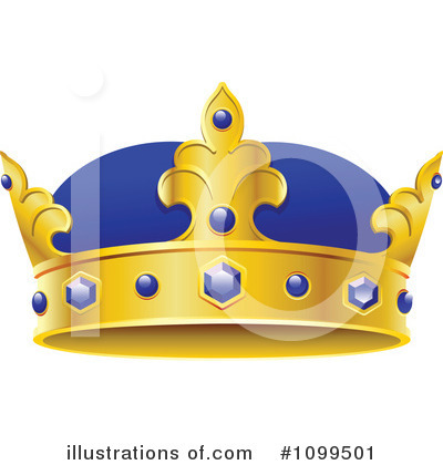 Royalty-Free (RF) Crown Clipart Illustration by Vector Tradition SM - Stock Sample #1099501