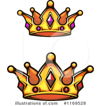 Royalty-Free (RF) Crown Clipart Illustration by Vector Tradition SM - Stock Sample #1169528