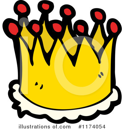 Royalty-Free (RF) Crown Clipart Illustration by lineartestpilot - Stock Sample #1174054