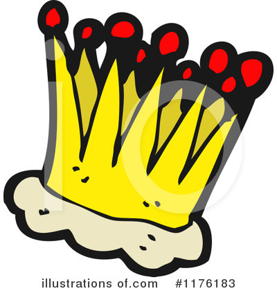 Royalty-Free (RF) Crown Clipart Illustration by lineartestpilot - Stock Sample #1176183