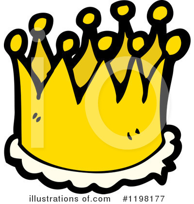 Royalty-Free (RF) Crown Clipart Illustration by lineartestpilot - Stock Sample #1198177