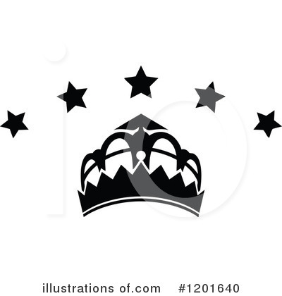 Royalty-Free (RF) Crown Clipart Illustration by Vector Tradition SM - Stock Sample #1201640
